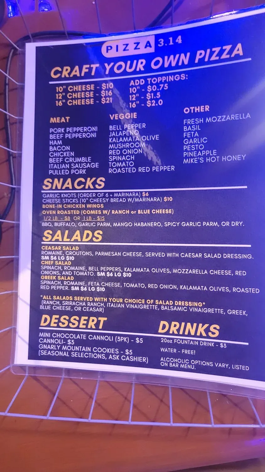 Menu 4