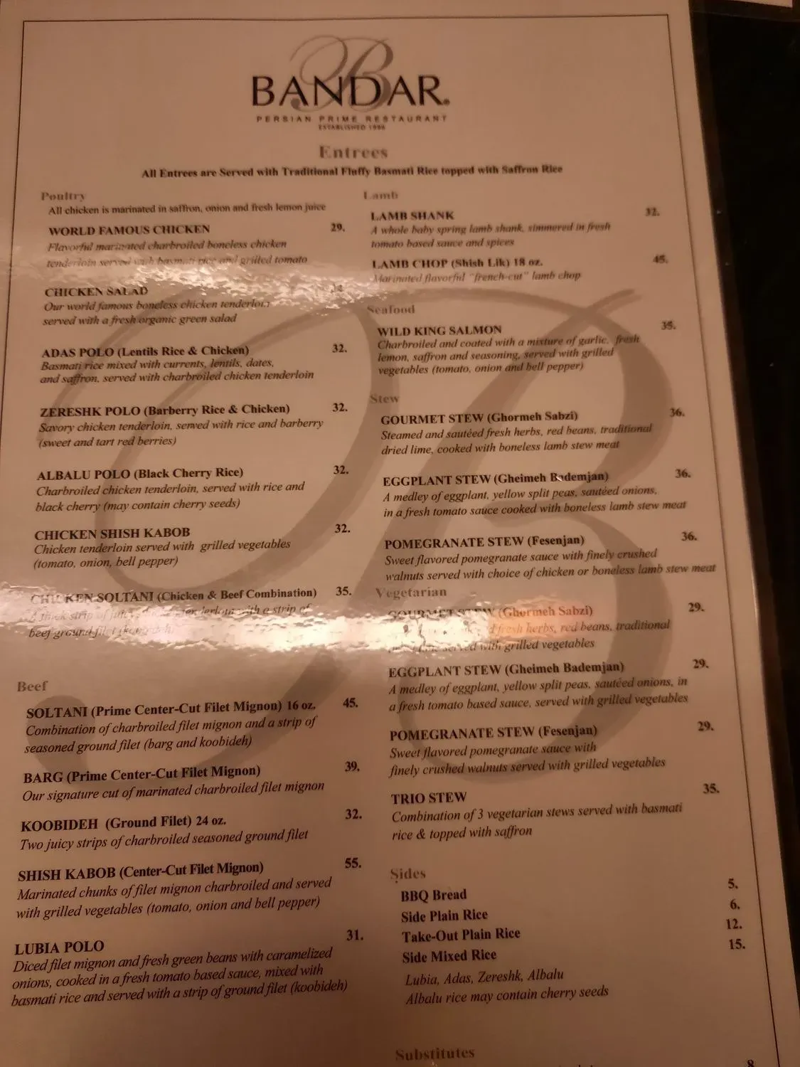 Menu 6