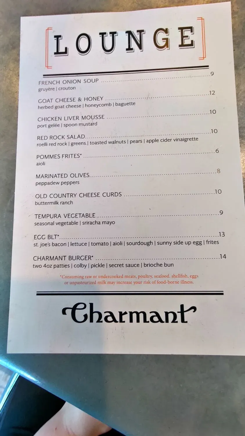 Menu 5