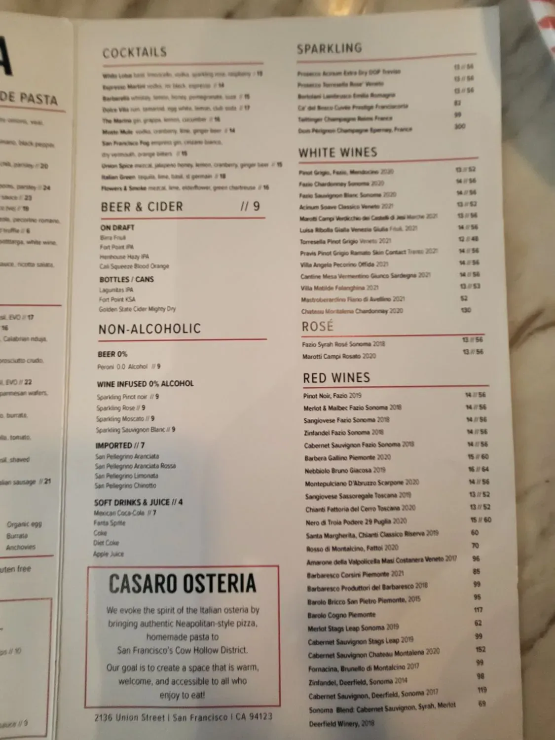 Menu 6