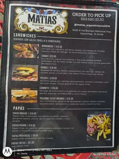 Menu 3