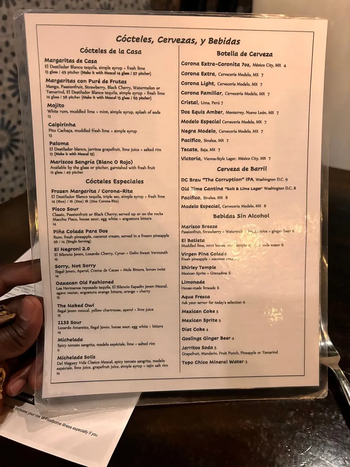 Menu 4