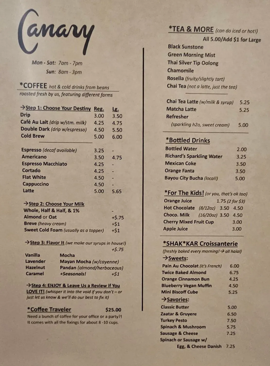 Menu 3