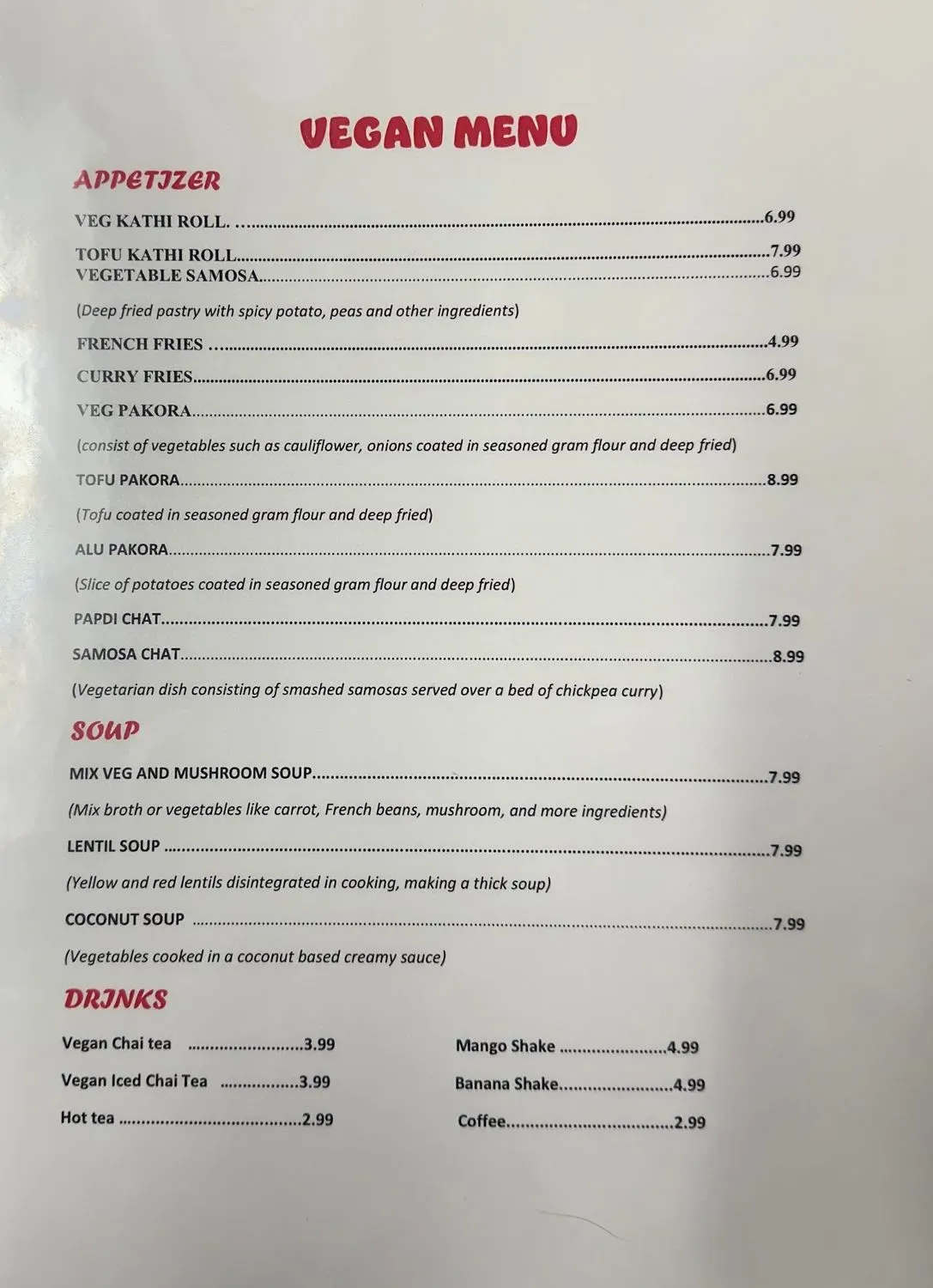 Menu 4