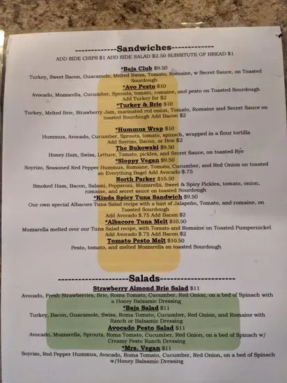 Menu 2