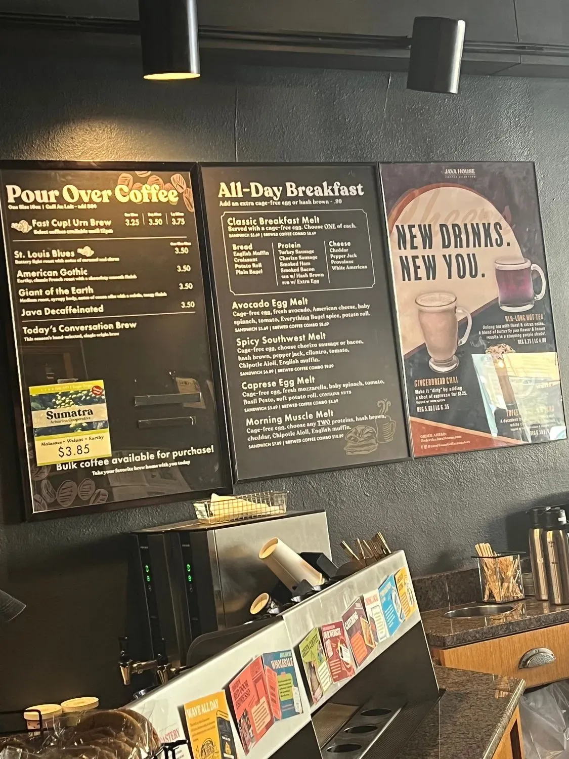 Java House Coffee Roasters - Downtown Menu - Updated November 2025