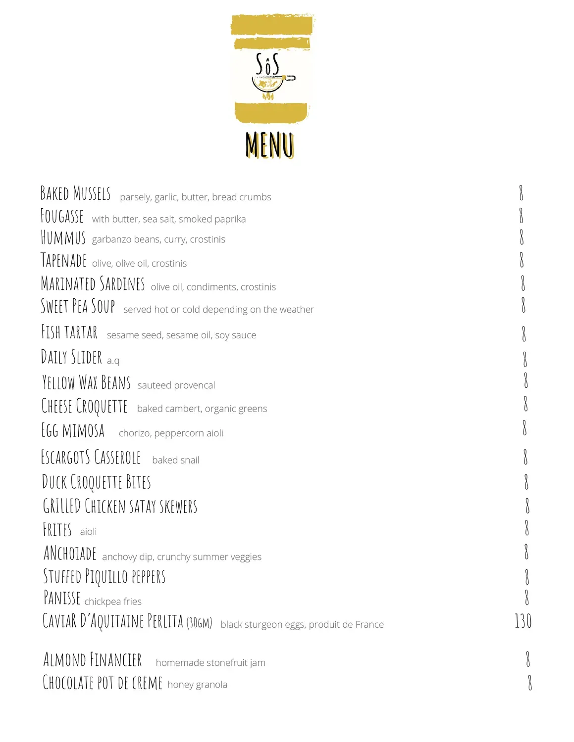 Menu 5