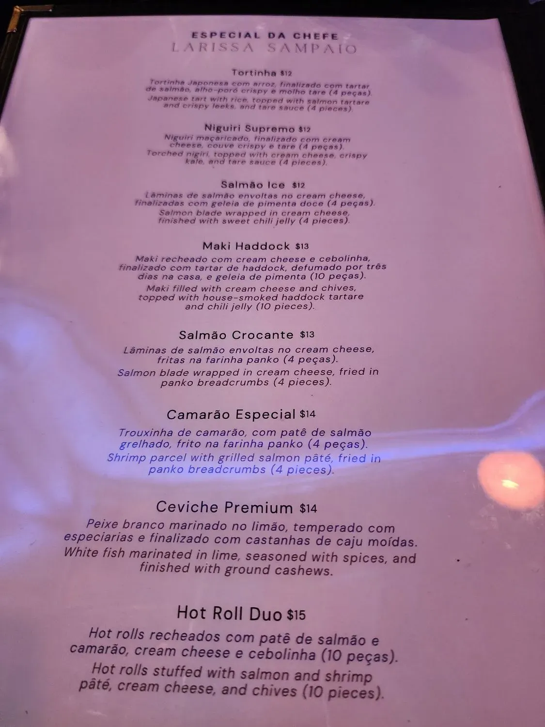 Menu 5