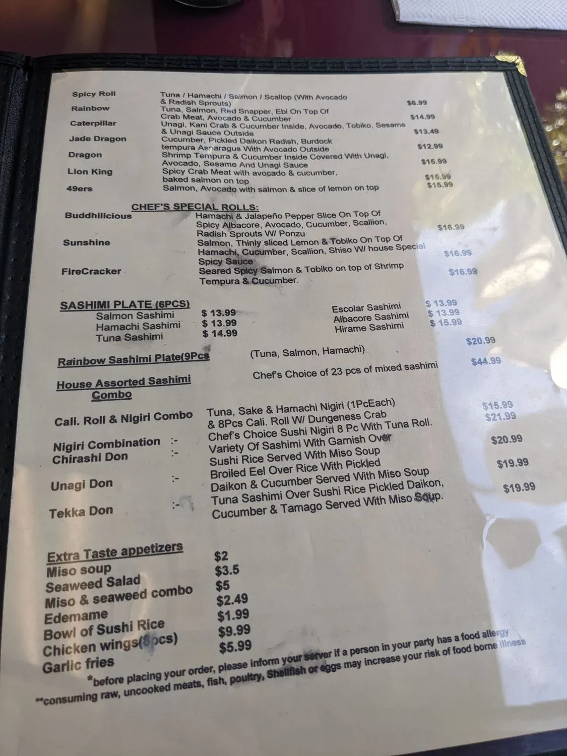 Menu 6