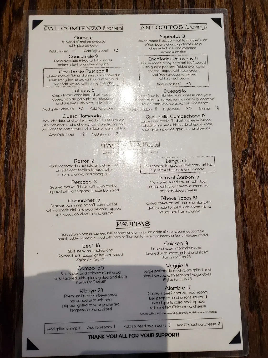 Menu 3