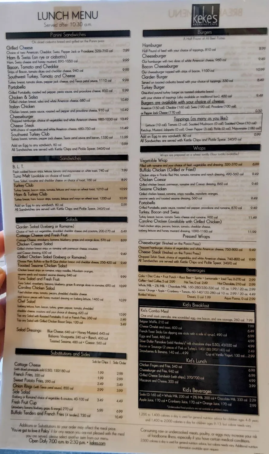 Menu 3