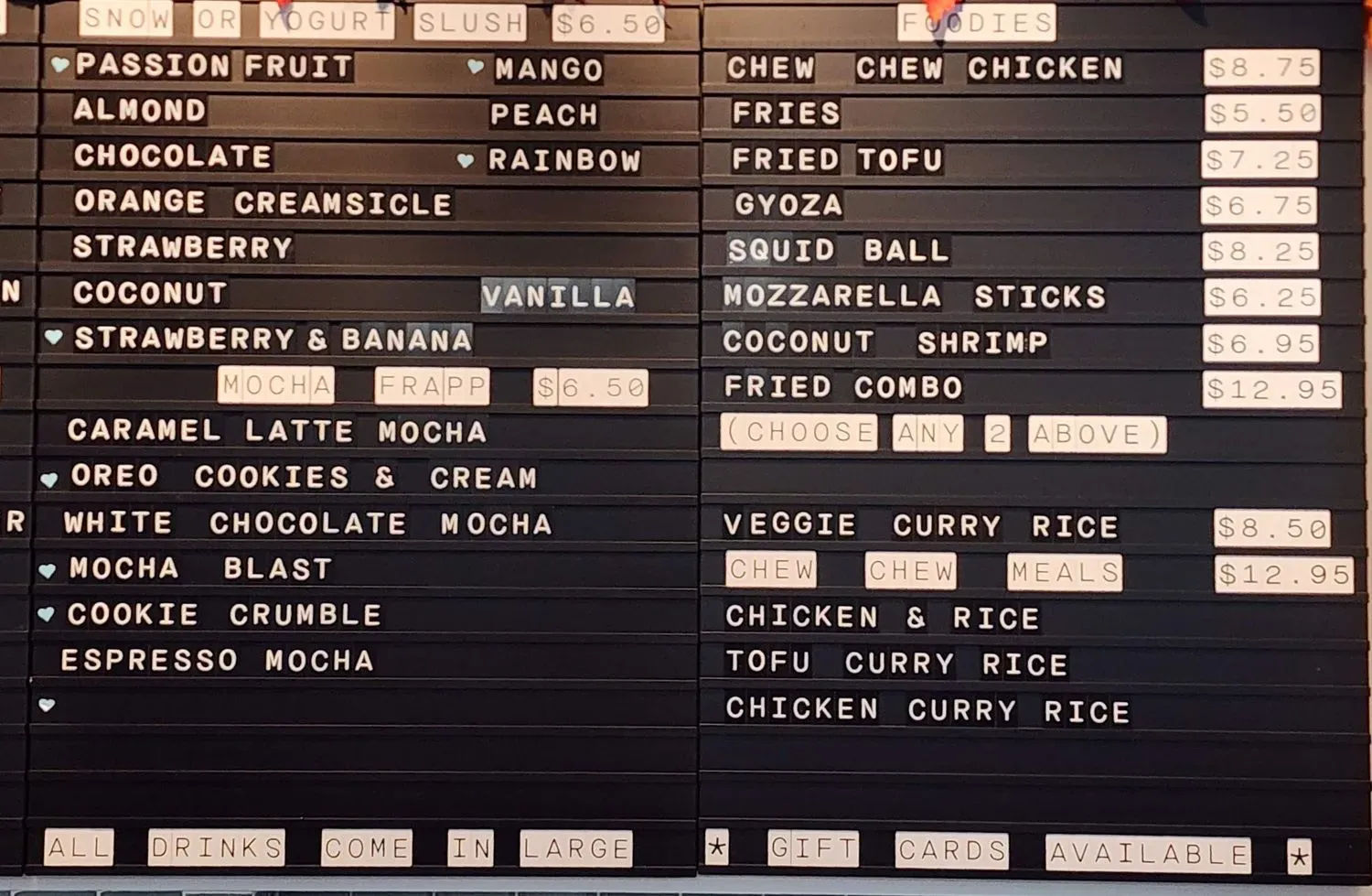 Menu 3