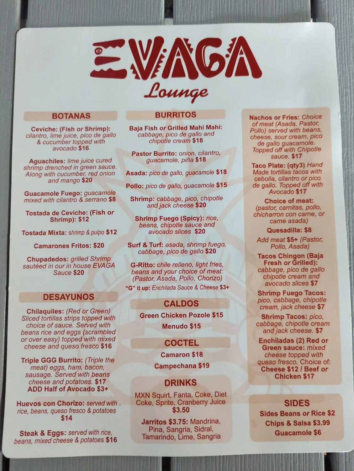 Menu 2