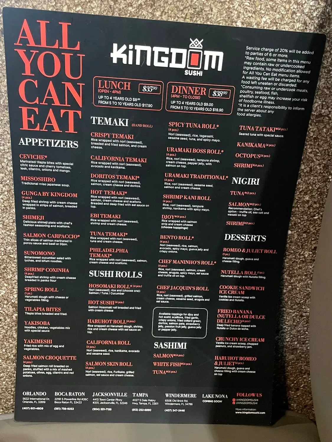 Menu 6
