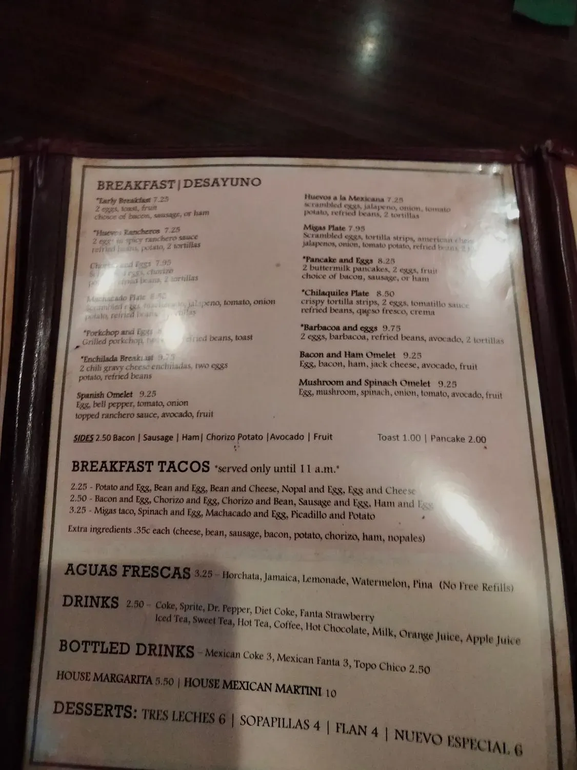 Menu 4