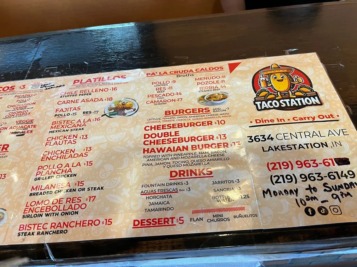 Menu 5