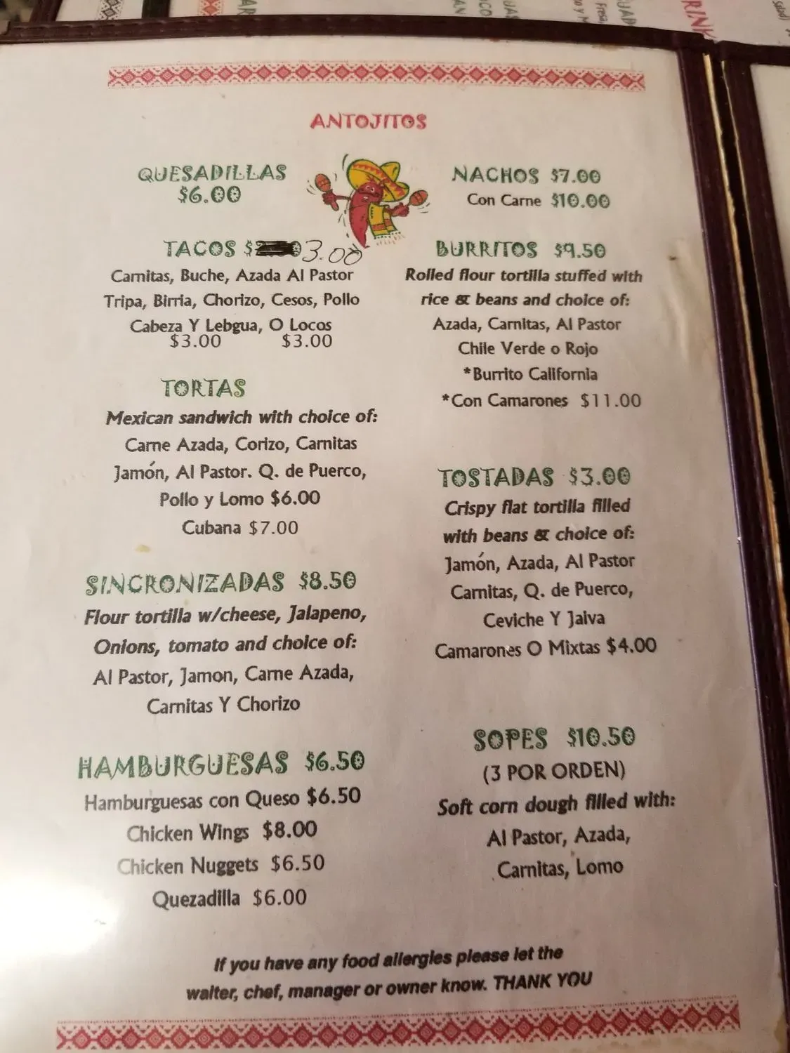 Menu 4