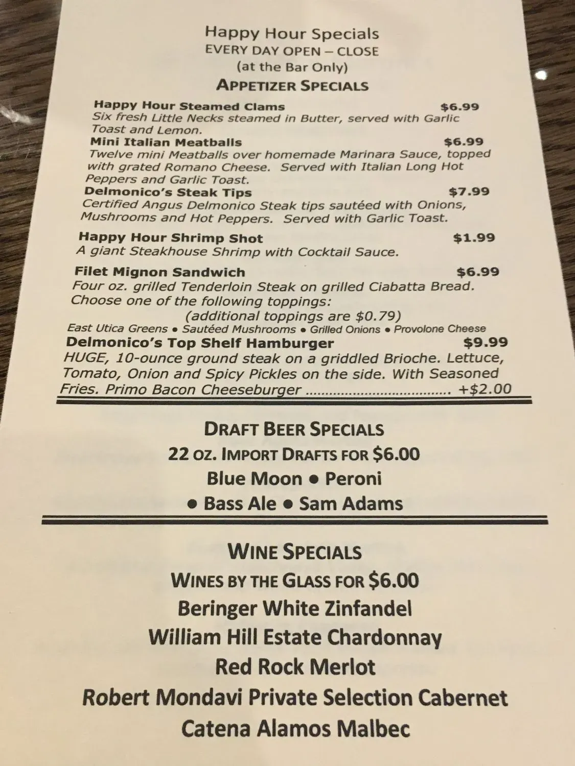 Menu 4