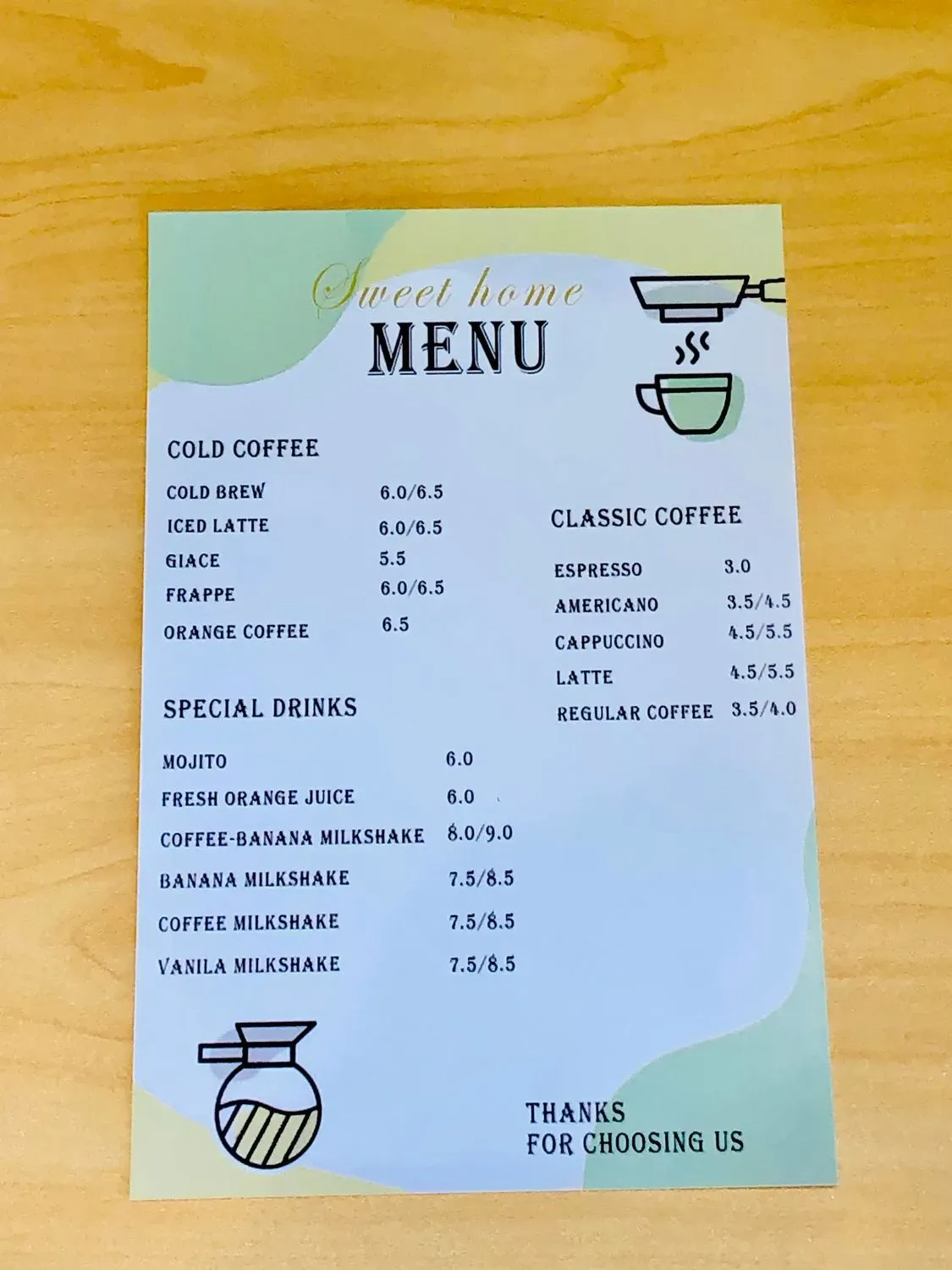 Menu 4