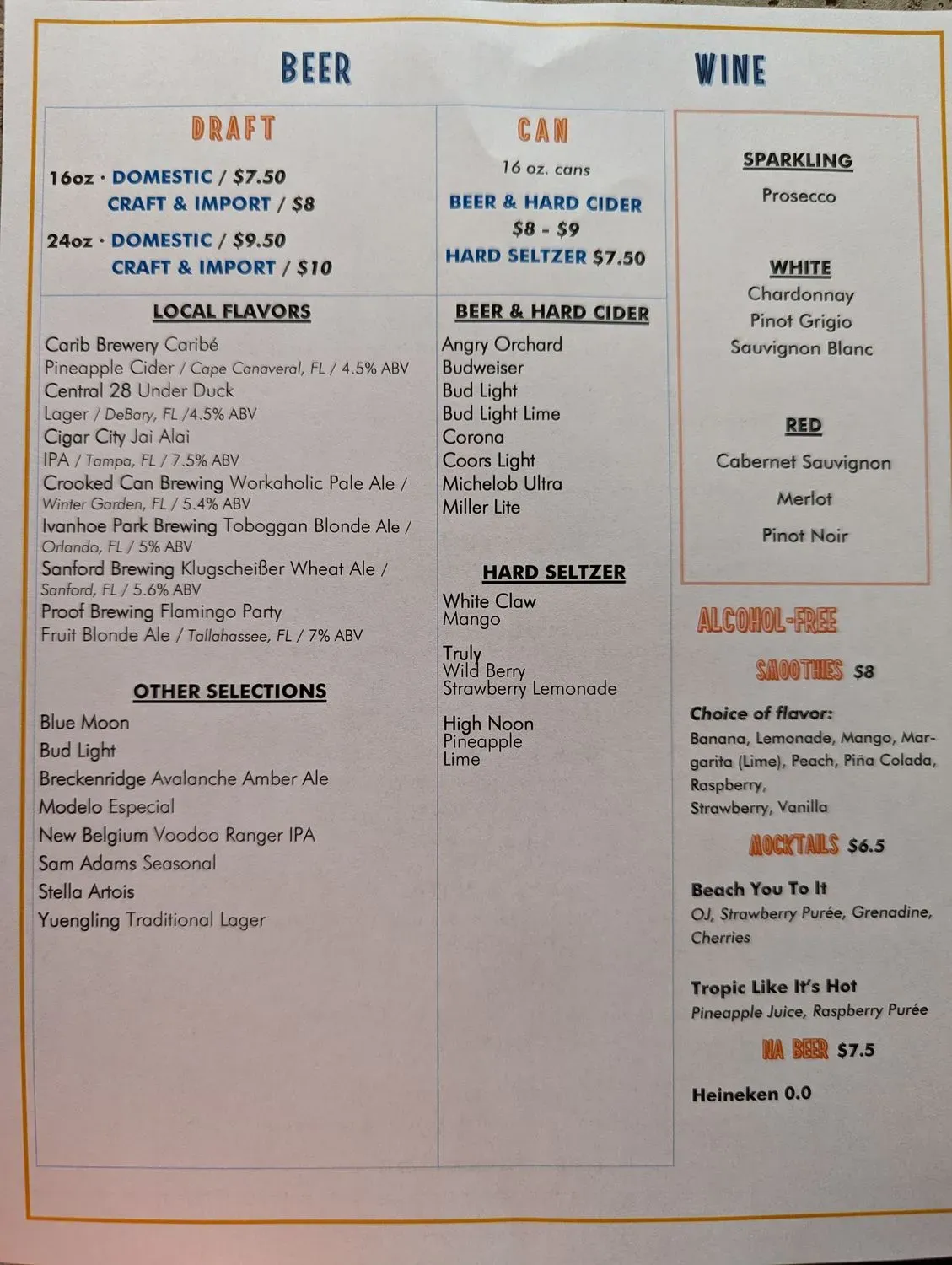 Menu 2