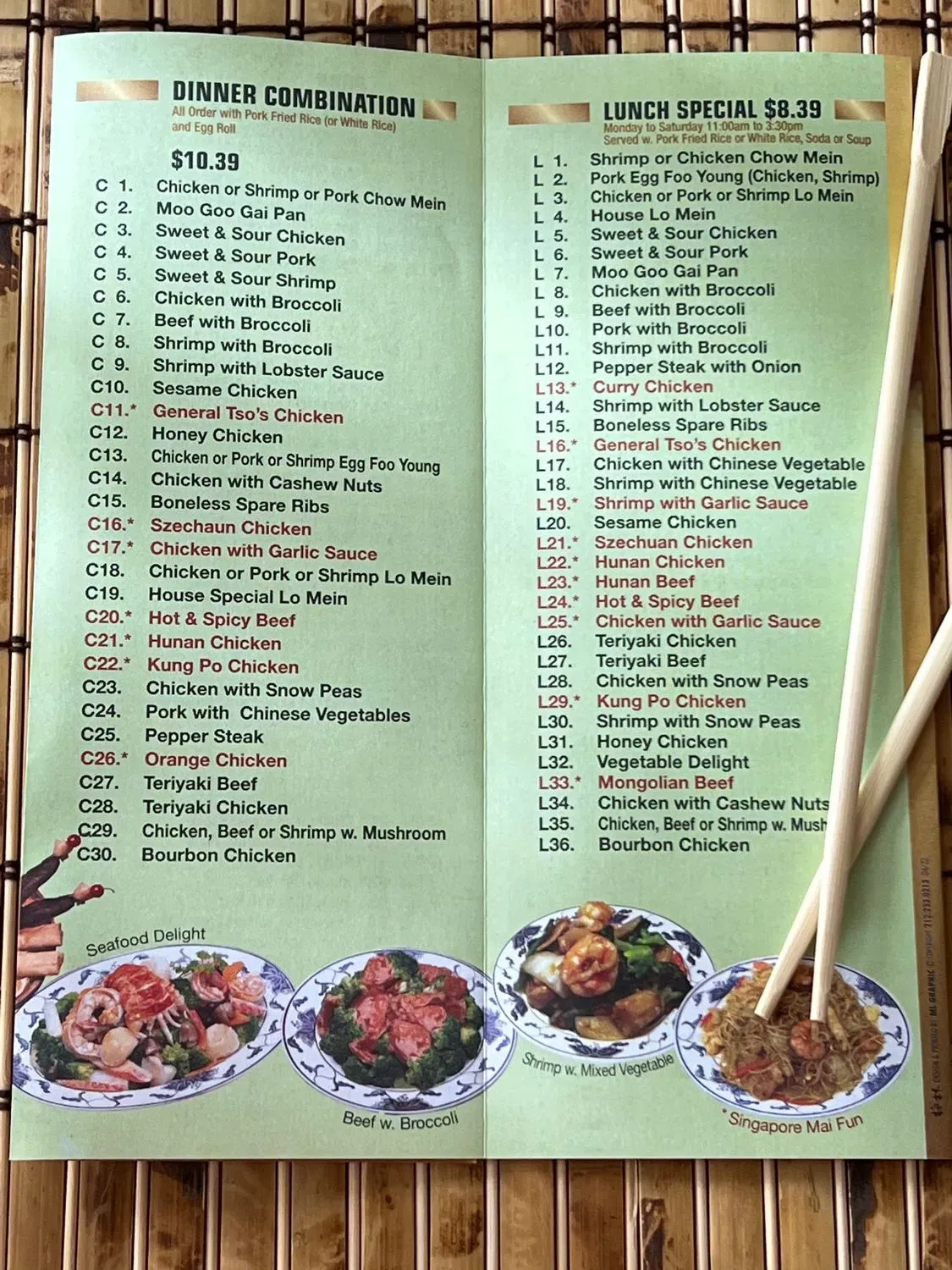 Menu 6