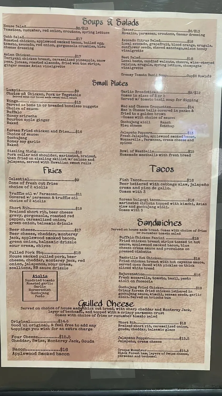 Menu 2