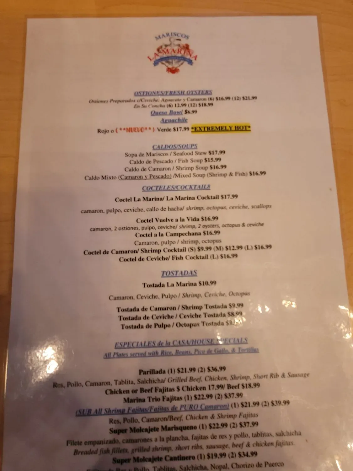 Menu 5