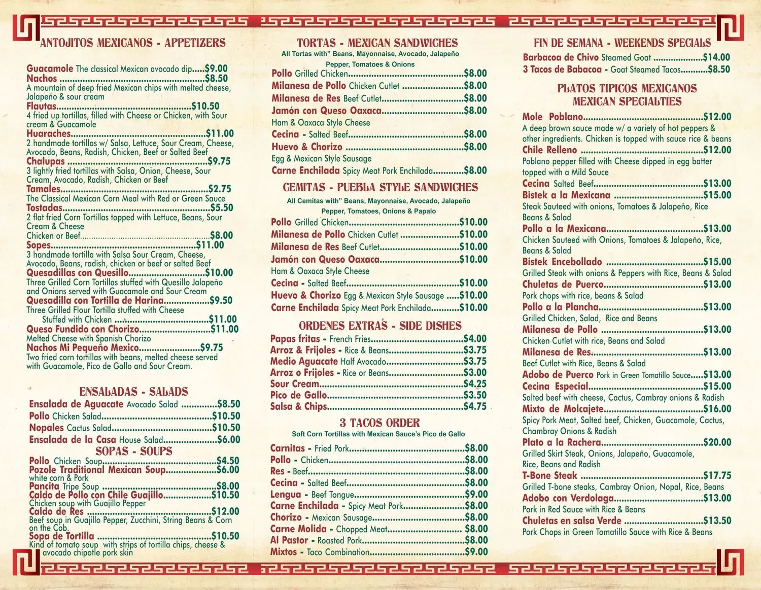 Menu 6