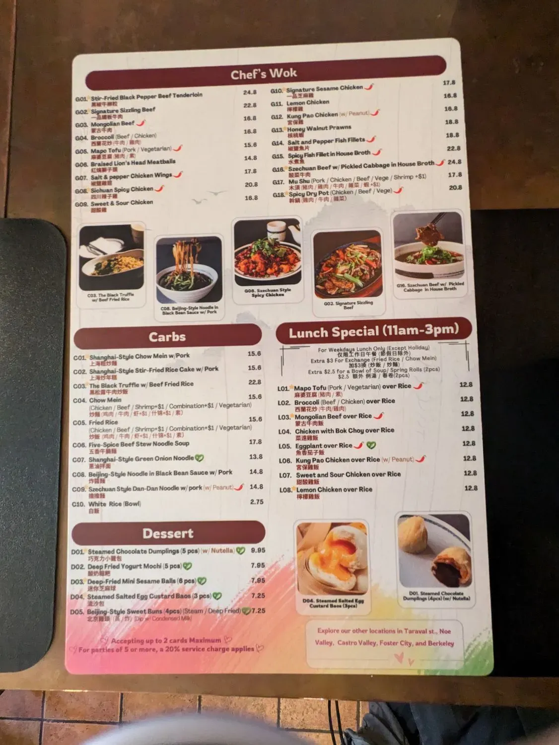 Menu 6