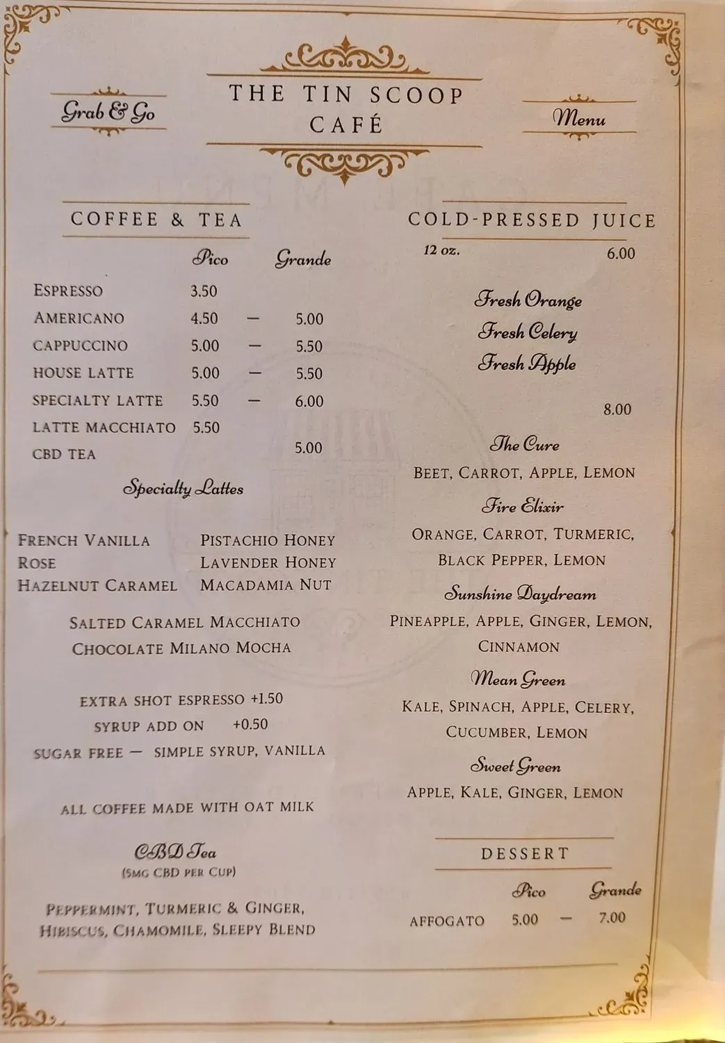 Menu 4