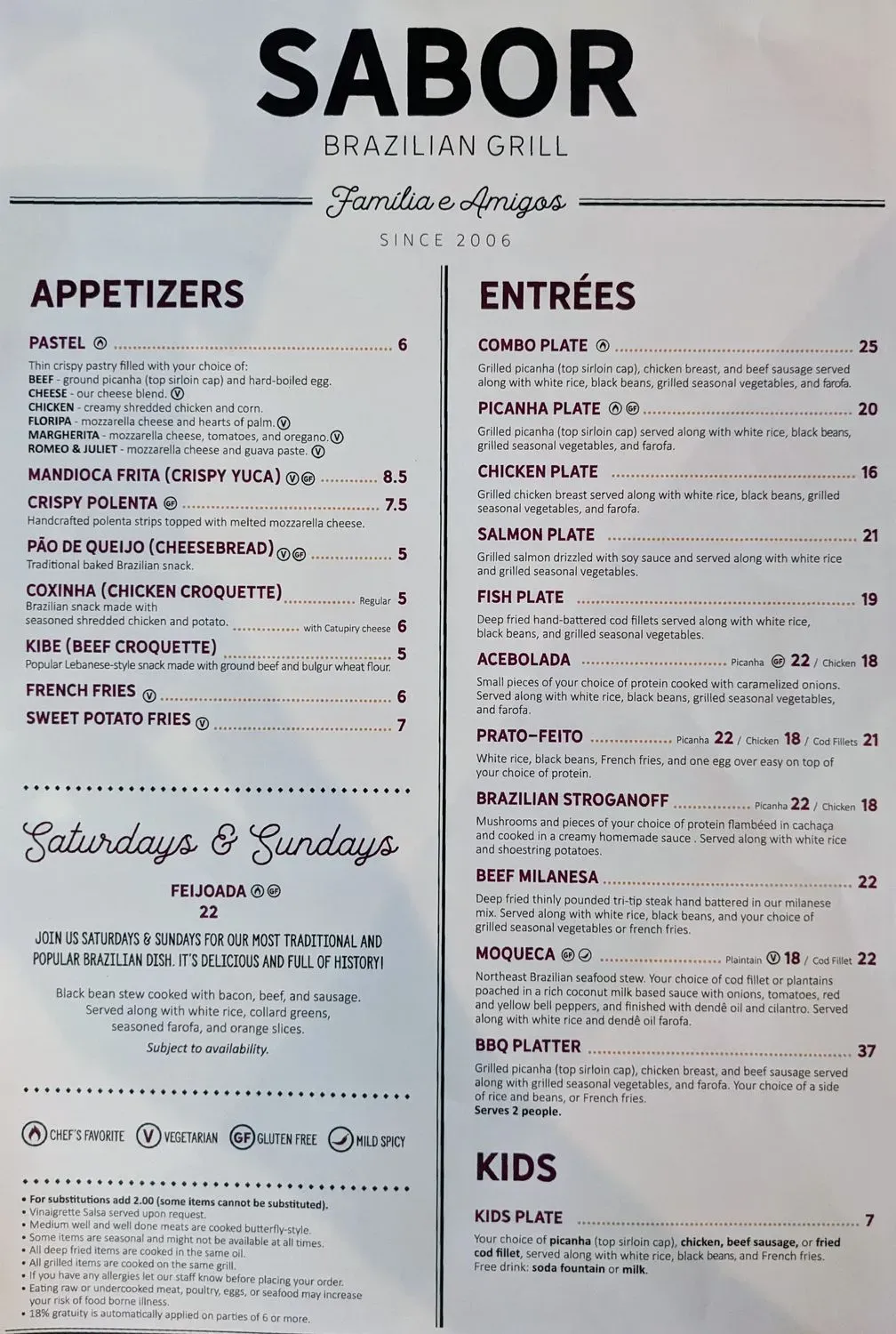 Menu 2