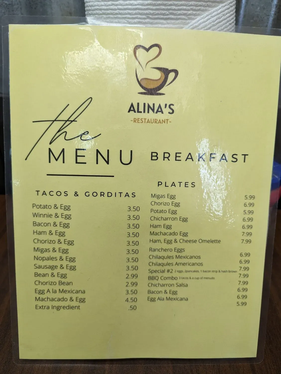 Menu 2