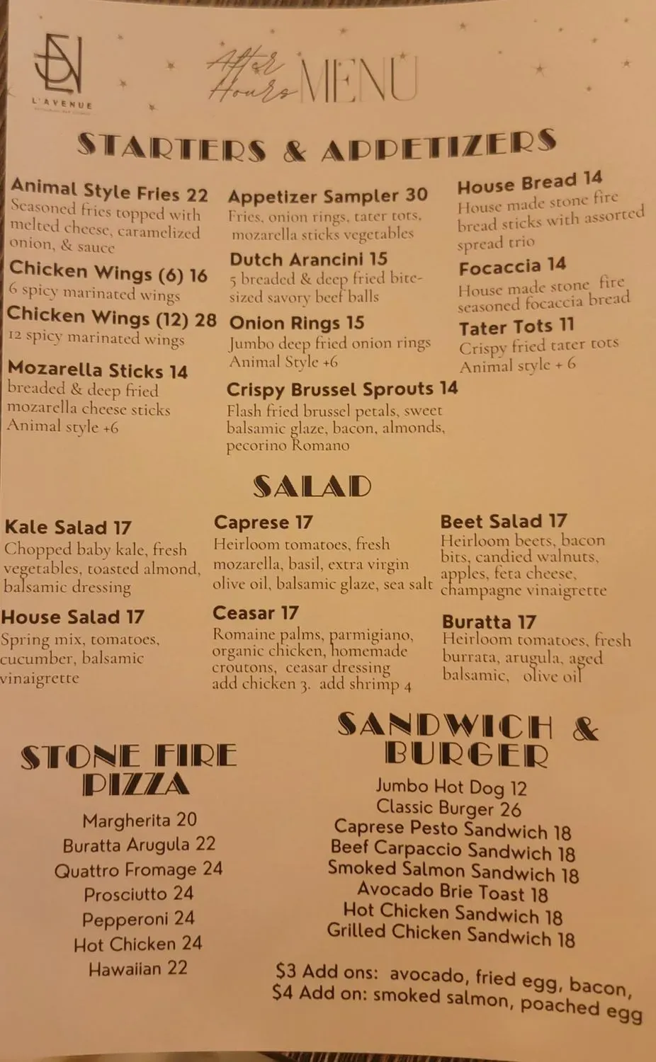 Menu 4