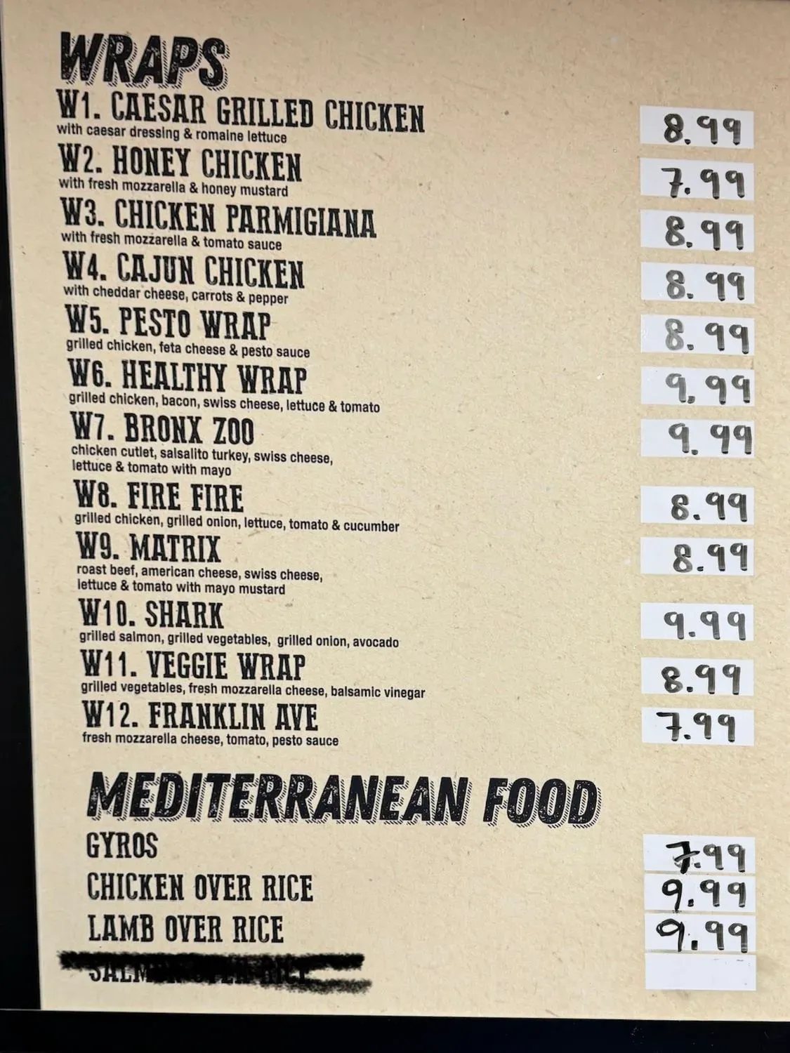 Menu 4