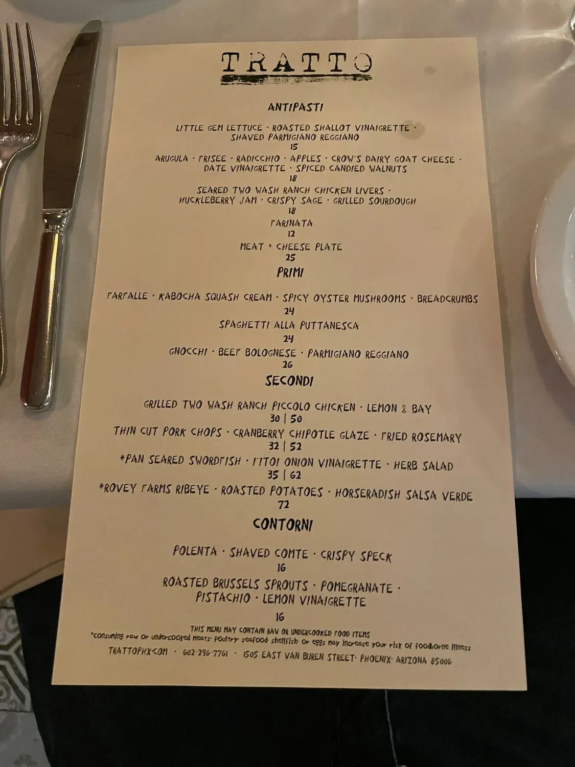 Menu 6