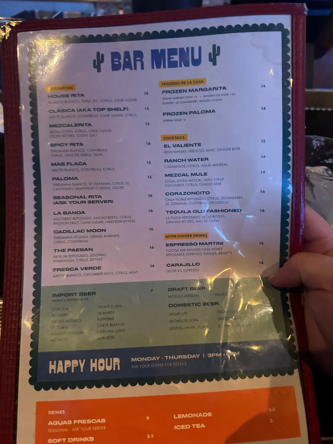 Menu 4