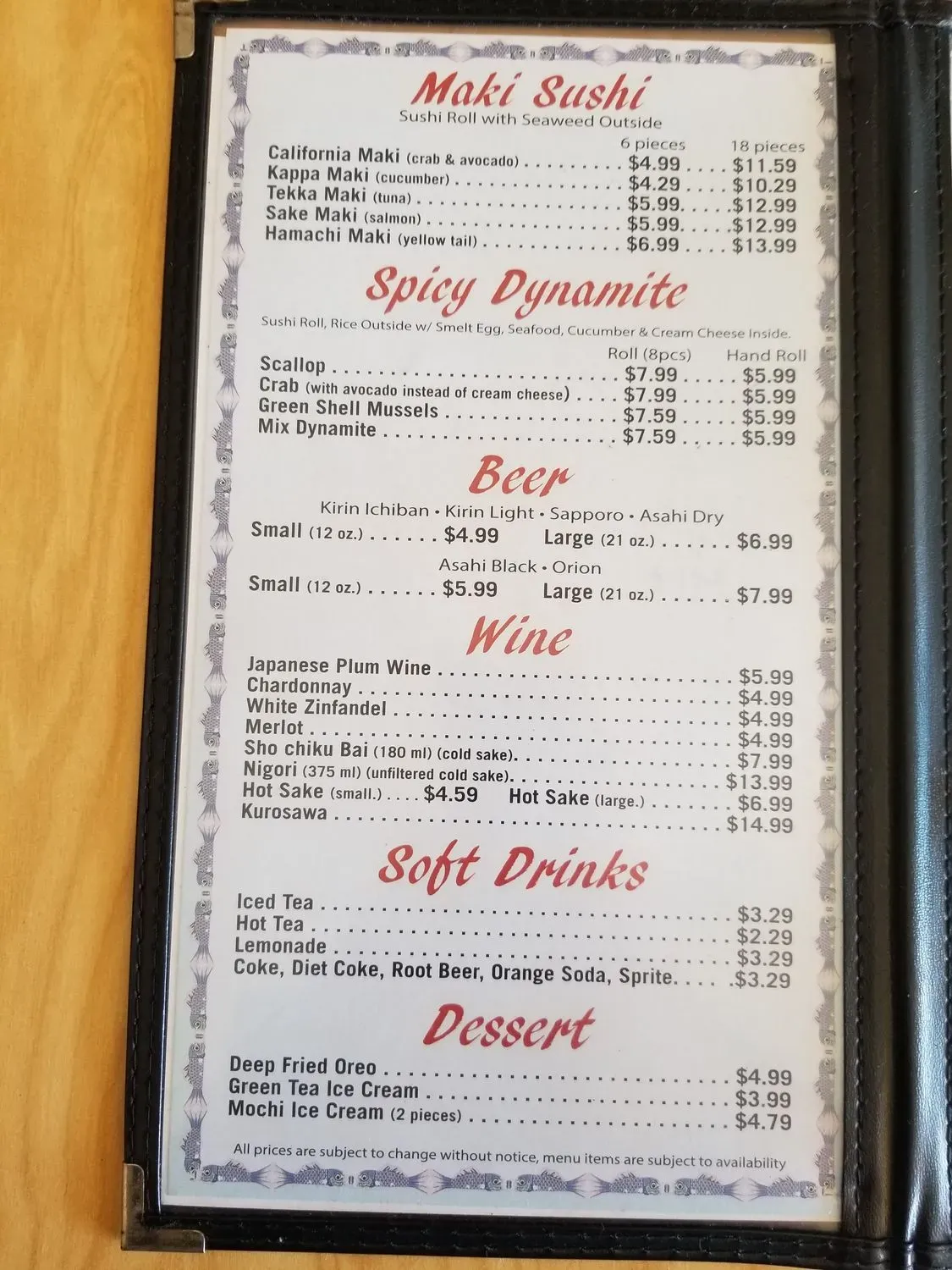 Menu 3