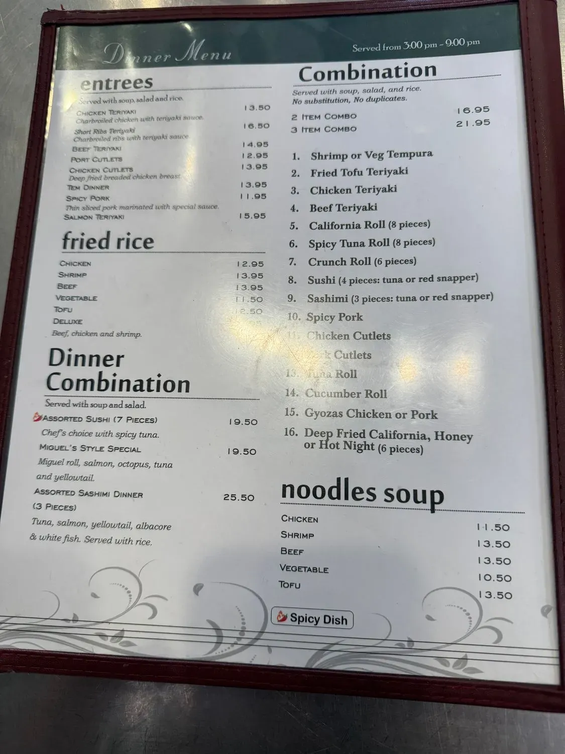 Menu 4