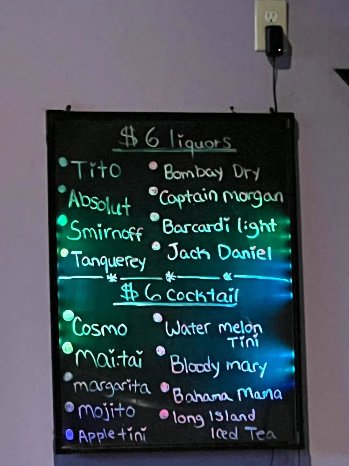 Menu 6