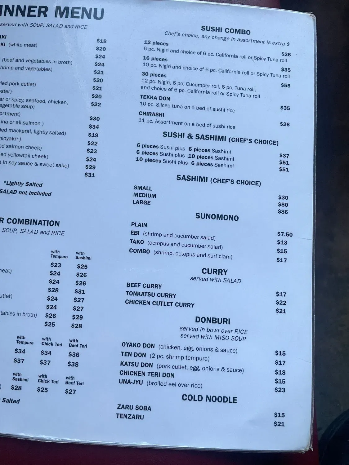 Menu 5