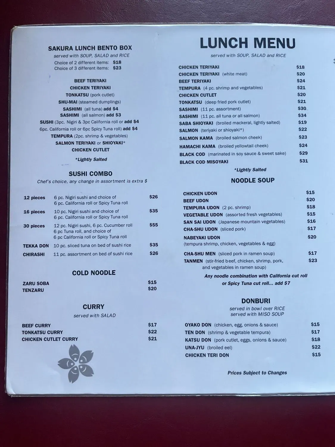 Menu 3