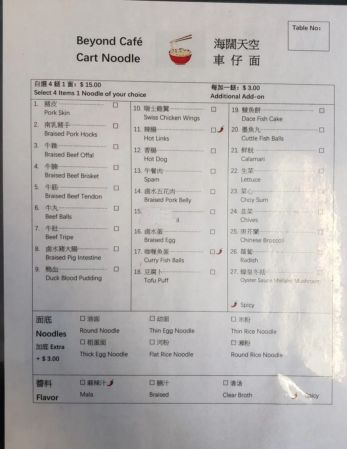 Menu 4