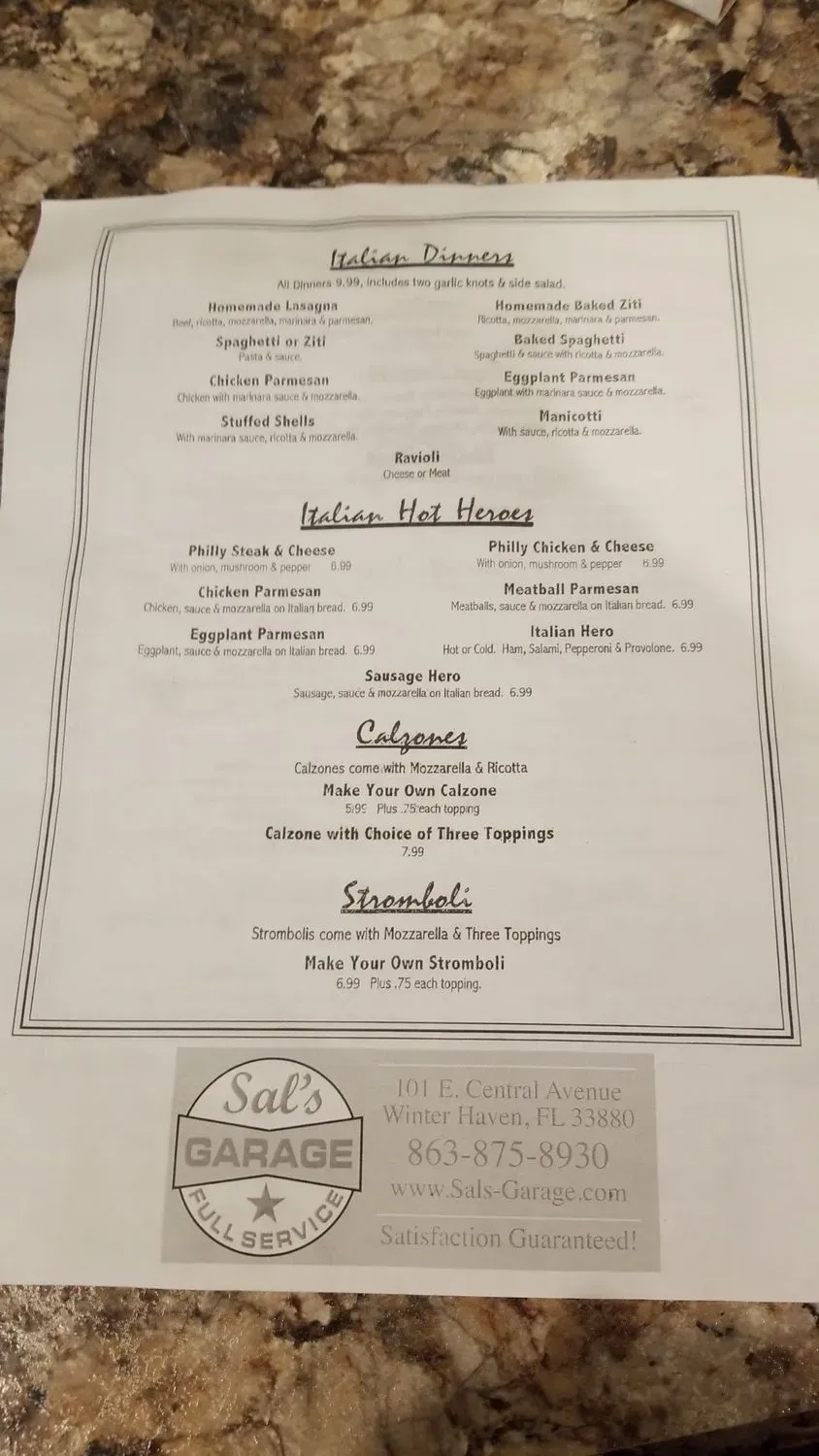 Menu 2