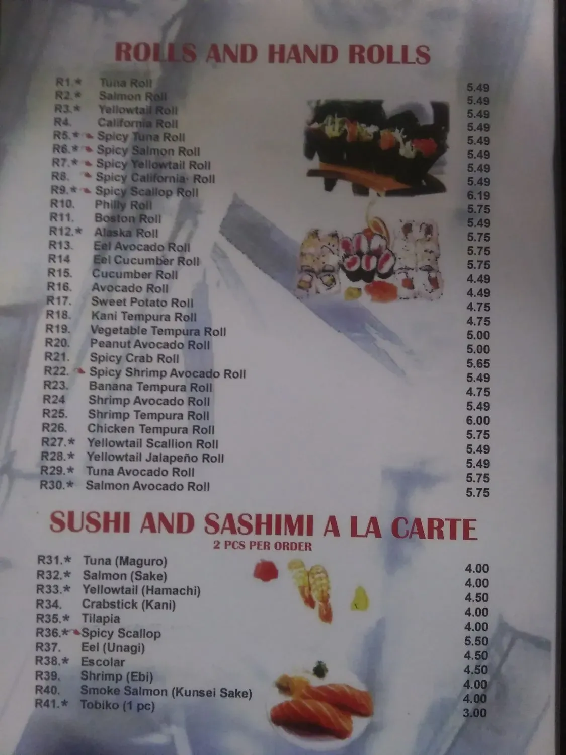 Menu 4