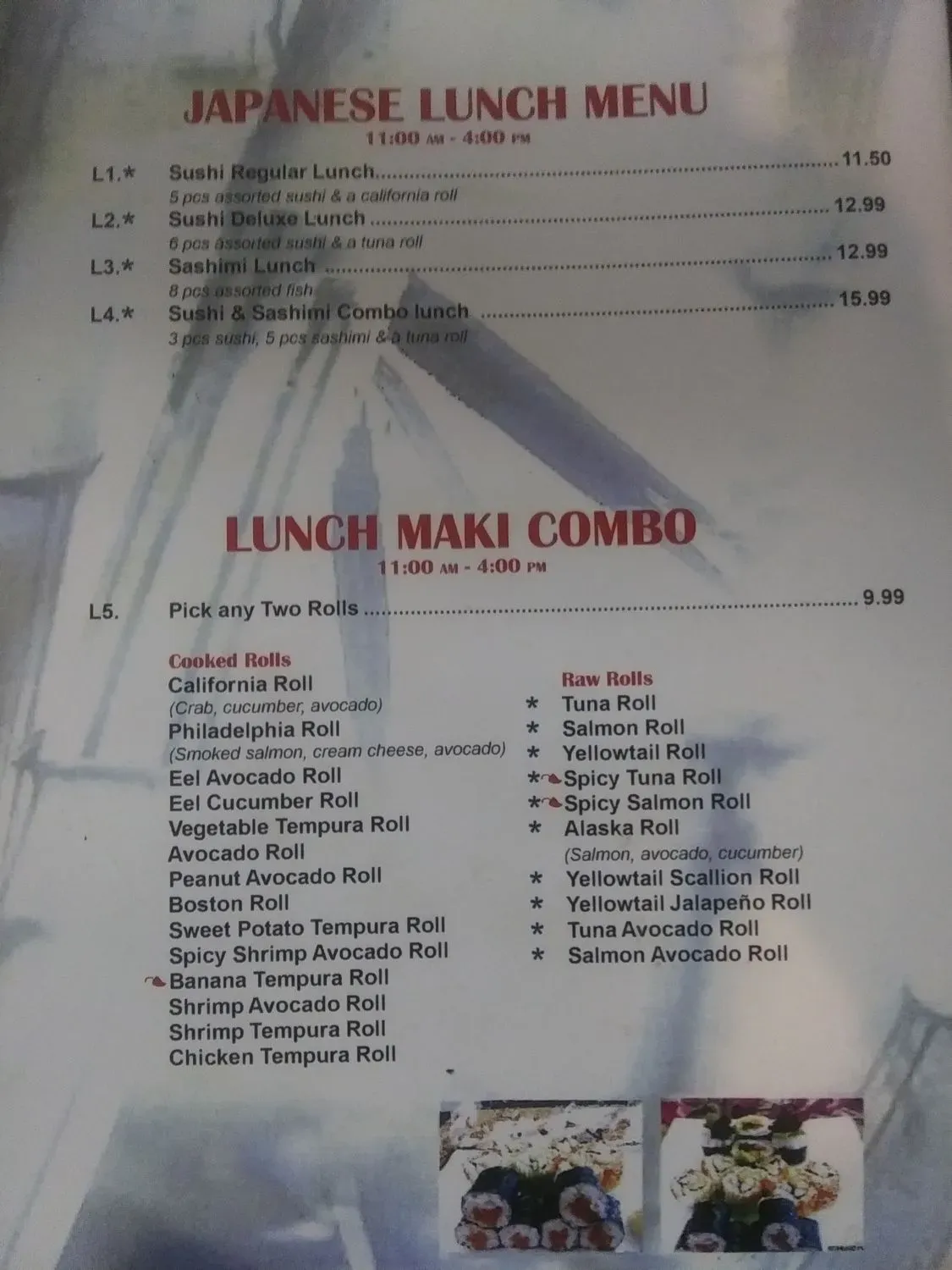 Menu 6