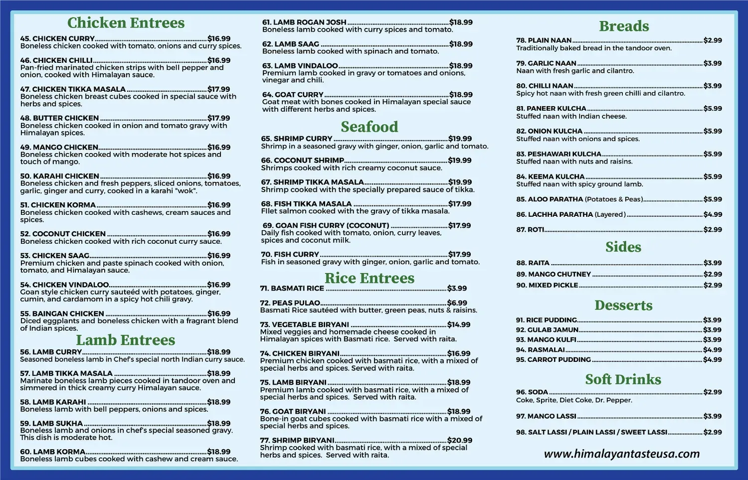 Menu 2