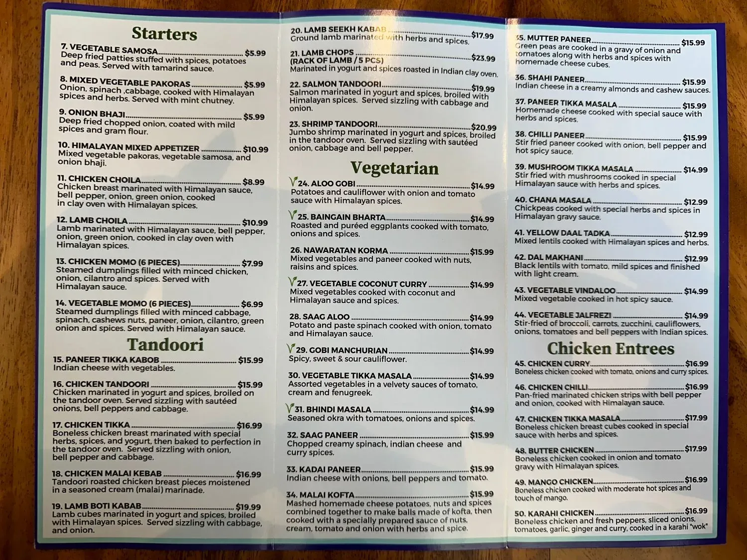 Menu 3