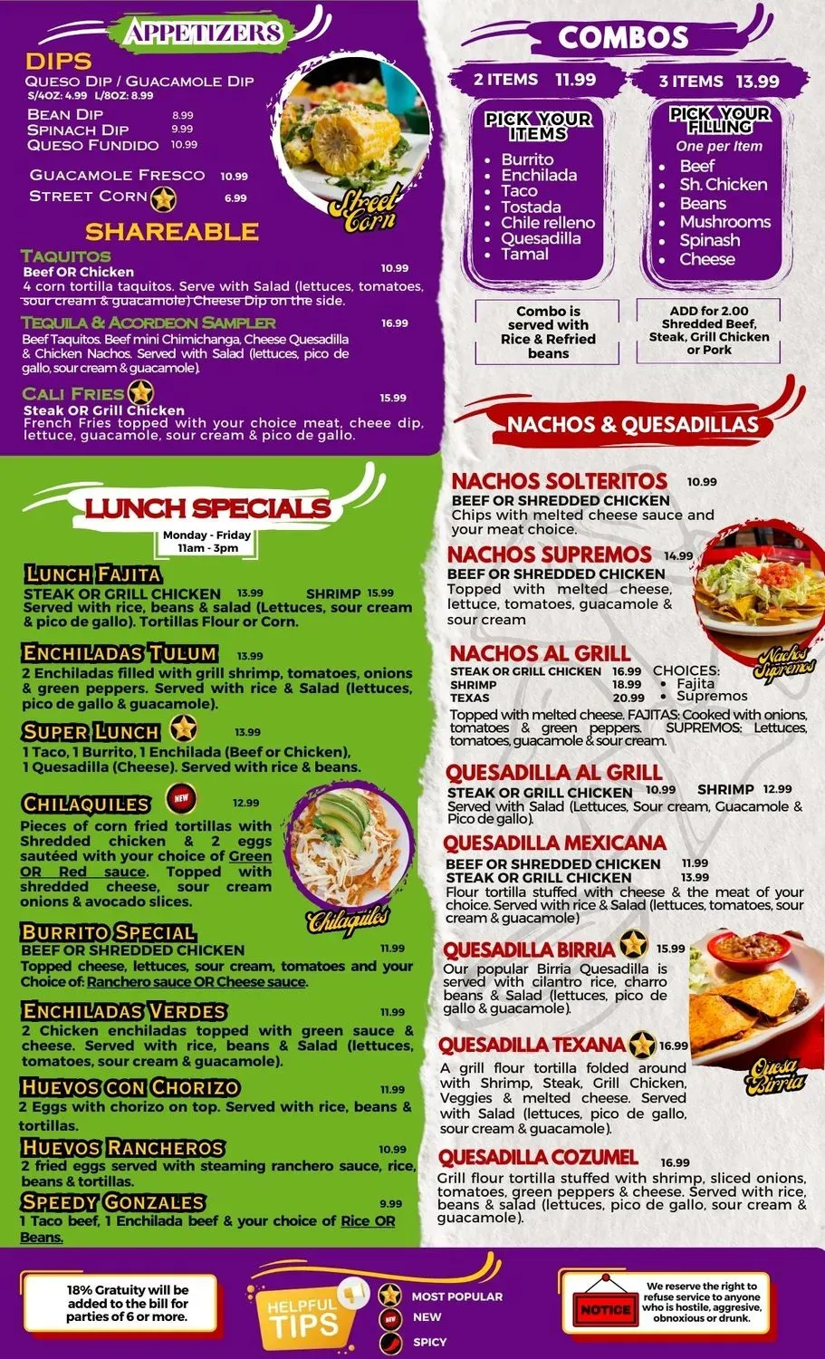 Menu 4