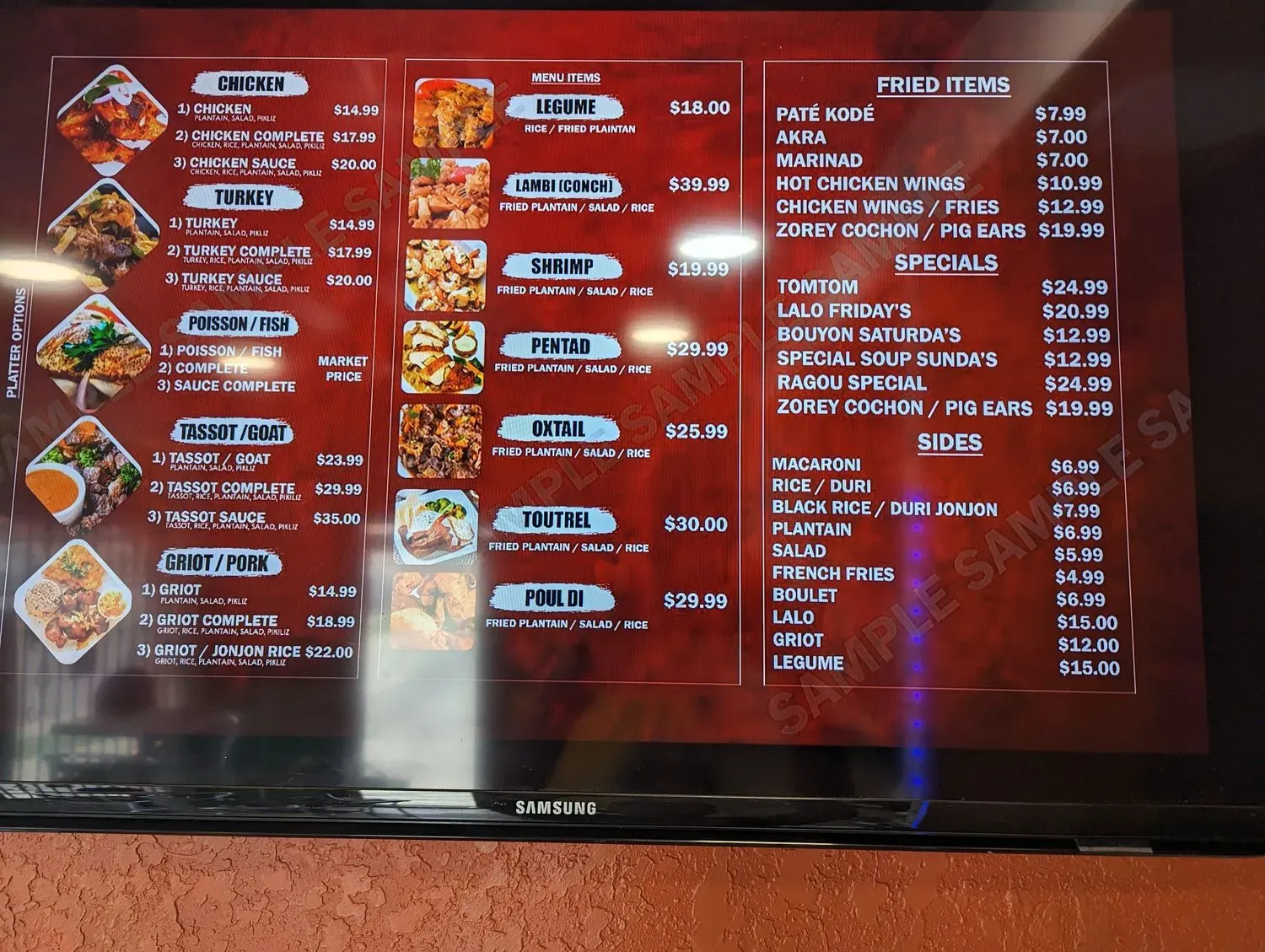 Menu 3