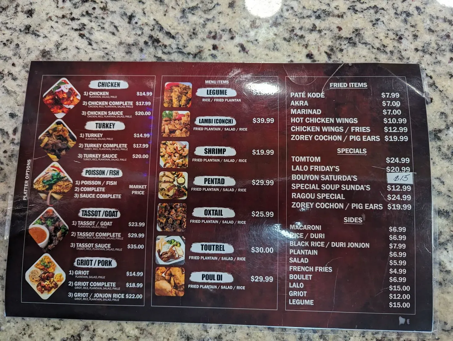 Menu 4